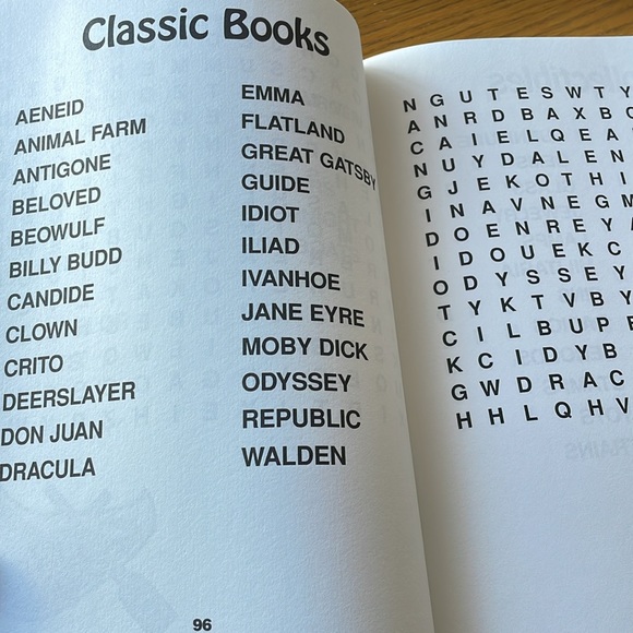 Giant Book of Word Search Puzzles & Giant Book of Mazes - Picture 6 of 11
